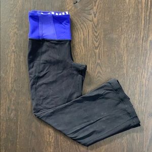 Lululemon flare crop leggings